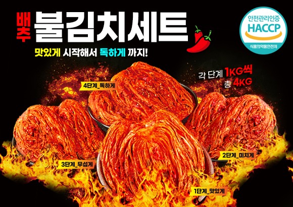 배추불김치세트 4kg, 김치, 맛있는김치